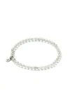 Tiny Rituals Quartz Energy Bracelet In Clear Quartz