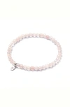 Tiny Rituals Quartz Energy Bracelet In Light Pink