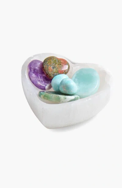 Tiny Rituals Selenite Recharging Heart Bowl