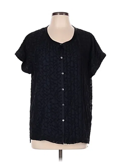 Pre-owned Tiny Short Sleeve Blouse In Black