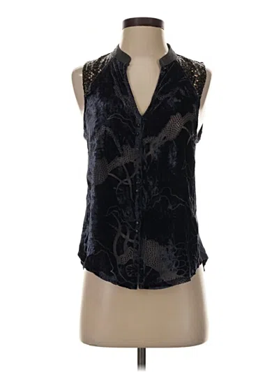 Pre-owned Tiny Sleeveless Blouse In Black