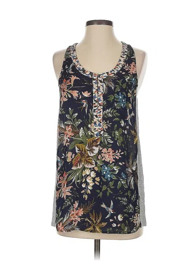 Pre-owned Tiny Sleeveless Blouse In Blue