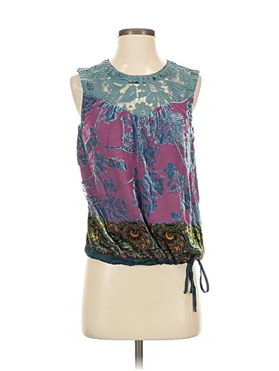 Pre-owned Tiny Sleeveless Blouse In Blue