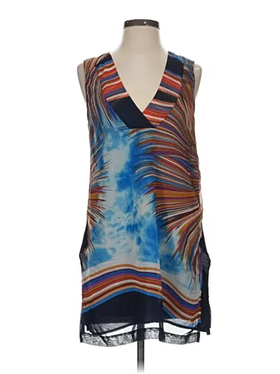 Pre-owned Tiny Sleeveless Blouse In Blue