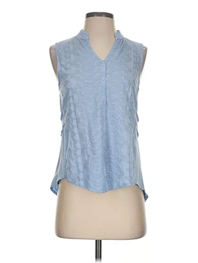 Pre-owned Tiny Sleeveless Blouse In Blue