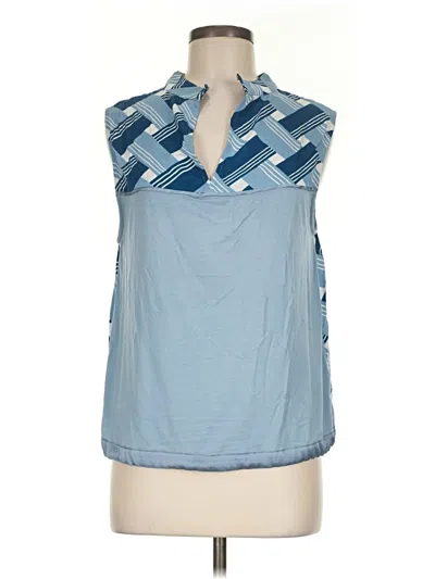 Pre-owned Tiny Sleeveless Blouse In Blue