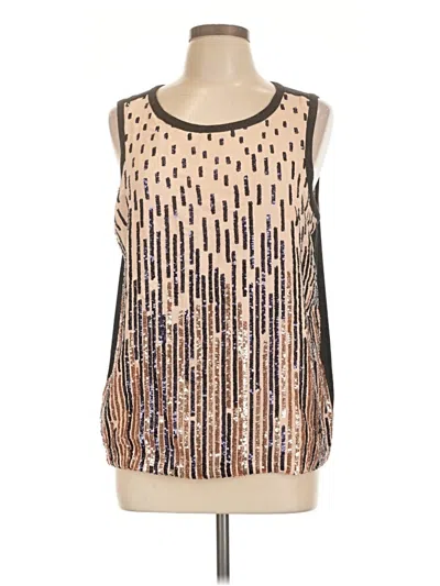 Pre-owned Tiny Sleeveless Blouse In Gold