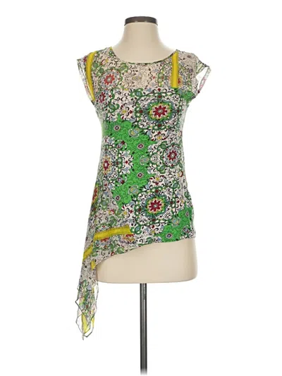 Pre-owned Tiny Sleeveless Blouse In Green