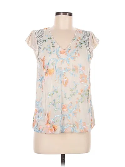 Pre-owned Tiny Sleeveless Blouse In Ivory