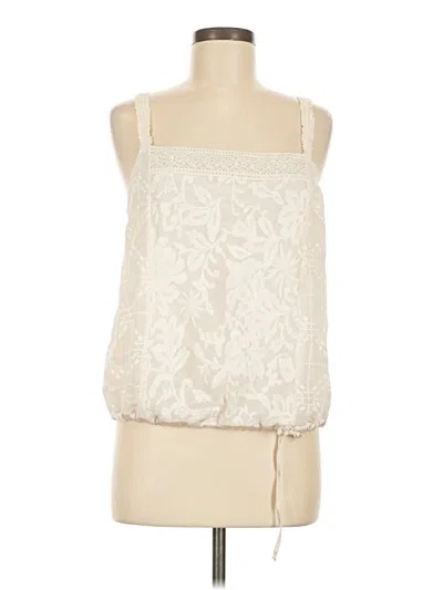 Pre-owned Tiny Sleeveless Blouse In Ivory