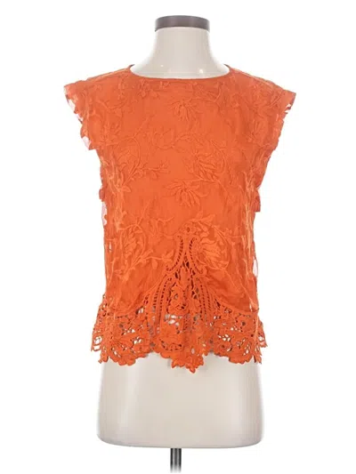 Pre-owned Tiny Sleeveless Blouse In Orange