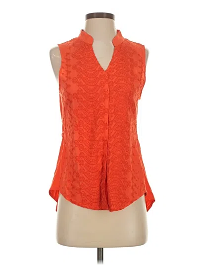 Pre-owned Tiny Sleeveless Blouse In Orange