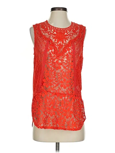 Pre-owned Tiny Sleeveless Blouse In Red