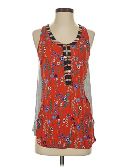 Pre-owned Tiny Sleeveless Blouse In Red