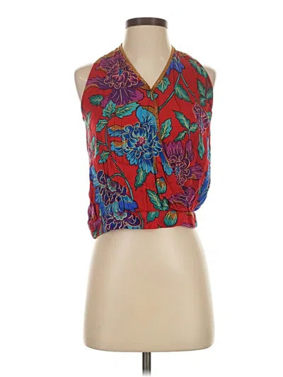 Pre-owned Tiny Sleeveless Blouse In Red
