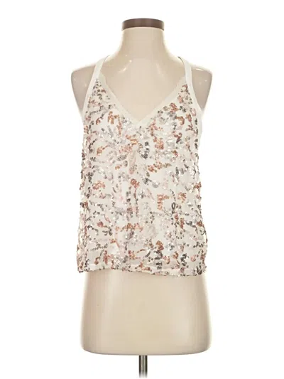 Pre-owned Tiny Sleeveless Blouse In White