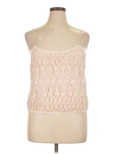 Pre-owned Tiny Sleeveless Top Pink Sweetheart Neckline Tops