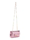 TINY TREATS BY ZOMI GEMS GIRL'S METALLIC QUILTED CROSSBODY BAG