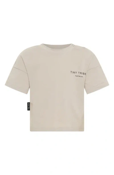 Tiny Tribe Babies'  Core Drop Shoulder Cotton T-shirt