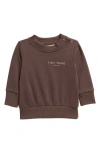 Tiny Tribe Core Signature Crewneck Sweatshirt In Iron