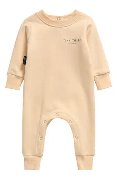 Tiny Tribe Babies'  Core Signature Fleece Romper In White