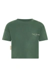 Tiny Tribe Core Stretch Cotton T-shirt In Green