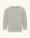 Tiny Tribe Kid's Core Sweatshirt In Grey In White