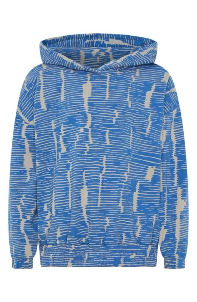 Tiny Tribe Kids' Broken Stripes Hoodie In Ink