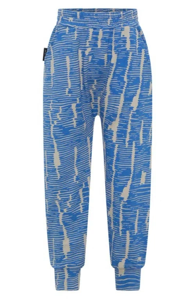 Tiny Tribe Kids' Broken Stripes Joggers In Ink