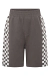 Tiny Tribe Kids' Check Accent Cotton Jersey Shorts