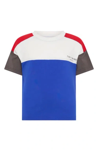 Tiny Tribe Kids' Colorblock Cotton T-shirt