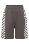 Tiny Tribe Kids' Check Accent Cotton Jersey Shorts