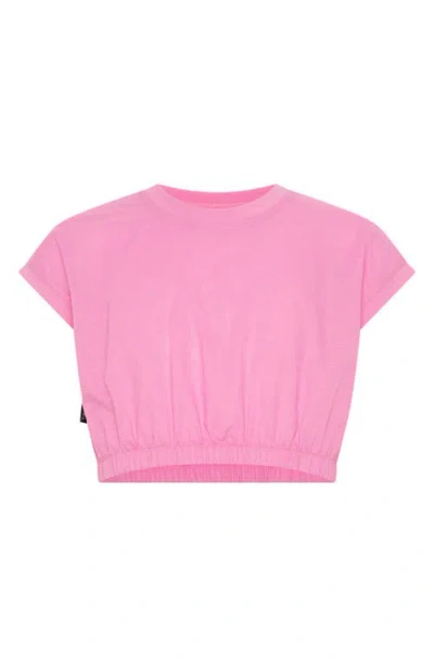 Tiny Tribe Kids' Cotton & Linen Crop T-shirt