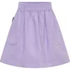 Tiny Tribe Kids' Cotton Corduroy Skirt In Lilac