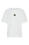 Tiny Tribe Kids' Fire Thunder Cotton Graphic T-shirt In White