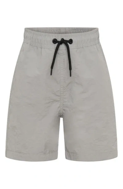 Tiny Tribe Kids' Hybrid Cargo Shorts In Grey