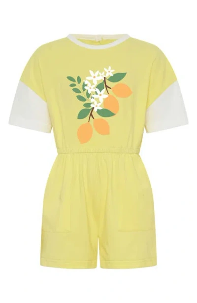 Tiny Tribe Kids' Lemon Relaxed Fit Romper