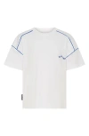 Tiny Tribe Kids' Mr. Nice Guy Piped Cotton Graphic T-shirt In White