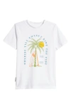 TINY TRIBE TINY TRIBE KIDS' RIDE THE TIDE STRETCH COTTON GRAPHIC T-SHIRT