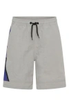 Tiny Tribe Kids' Segment Hybrid Shorts In Gray
