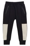 Tiny Tribe Kids' Segment Joggers In Black Multi