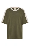 Tiny Tribe Kids' Segment Shoulder Mesh T-shirt In Green