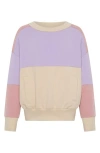 Tiny Tribe Kids' Segment Sweatshirt In Purple Multi