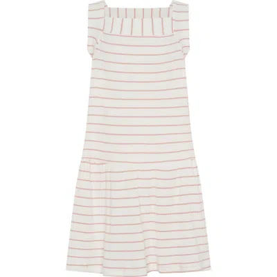 Tiny Tribe Kids' Stripe Sleeveless Cotton Rib Dress