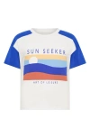 Tiny Tribe Kids' Sun Seeker Colorblock Cotton Graphic T-shirt