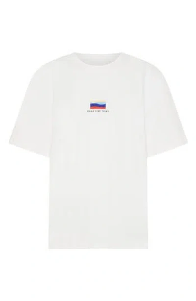 Tiny Tribe Kids' Sun Seeker Graphic T-shirt In White