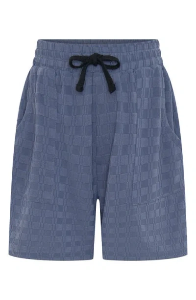 Tiny Tribe Kids' Textured Drawstring Shorts In Animal Print
