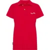 Tiny Tribe Kids' These Days Cotton Graphic Polo Dress In Red