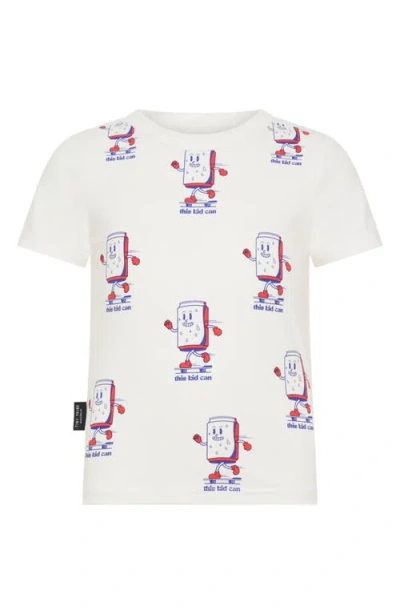 Tiny Tribe Kids' This Kid Can Graphic T-shirt In White