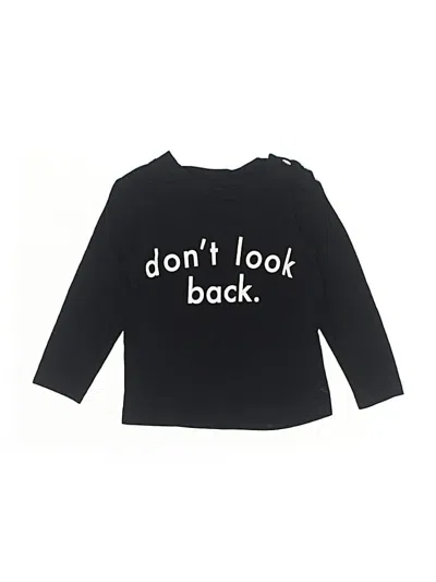 Pre-owned Tiny Tribe Babies' Long Sleeve T-shirt In Black